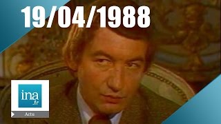 20h Antenne 2 du 19 avril 1988  Mort de Pierre Desproges  Archive INA [upl. by Idolem]