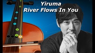 River Flows In You  Violin Tutorial Free Easy [upl. by Hsetih]