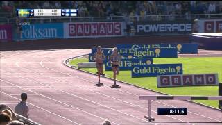 SuomiRuotsi maaottelu 2013  Naisten 3000m esteet [upl. by Jeffcott]