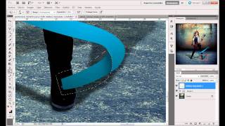 listones alrededor del cuerpo photoshop CS5 [upl. by Roseline6]