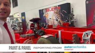 Celette truck chassis alignment system demonstrated at Automechanika Frankfurt 2024 [upl. by Nahpos]