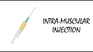 Procedure for intramuscular injection  intra gluteal injection [upl. by Aldercy]