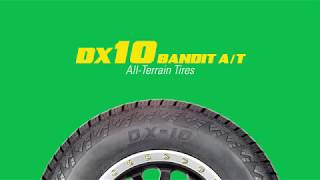 Delinte Tires 2019  DX10 Bandit AT AllTerrain Tire [upl. by Hako]