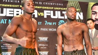 Figueroa vs Fulton undercard weigh in w bonus Brandons sister [upl. by Eremahs23]