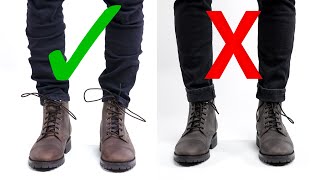 6 Boot Rules Every Man Should Know Before Wearing Boots [upl. by Noonan553]