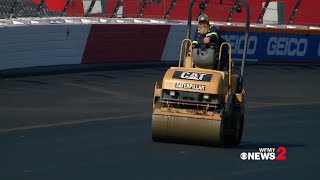 North Wilkesboro Speedway repaving makeover [upl. by Florie]