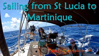 Caribbean Sailing from St Lucia to Martinique S8Ep7 [upl. by Cud]