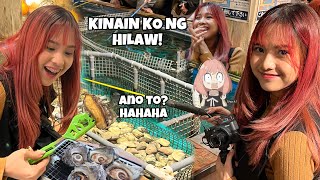 NAKA KAIN NG HILAW NA SEAFOODS SA JAPAN HAHAHA  Mahalia E [upl. by Chandless]