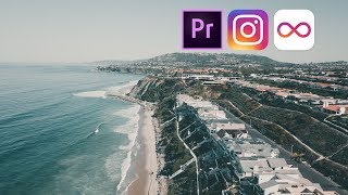 Making DRONE BOOMERANGS for INSTAGRAM in PREMIERE [upl. by Gabriello]