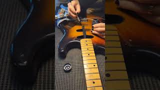 Cavity shielding a Strat guitar guitarrepair luthier guitar fenderstratocaster luthier [upl. by Nivle]