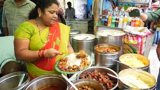 500 Thalis Sold Out in Just 3 Hrs  Best Road Side Meals  Kumari Aunty Hotel  Non Veg Veg Meals [upl. by Meuser]