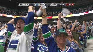 Ryan Kesler 21 Goal  Canucks Vs Sharks  R1G2 2013 Playoffs  050313  HD [upl. by Aloysius34]