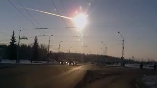 15022013 Meteoreinschlag in Russland Tscheljabinsk Explosionen 1000 Verletzte [upl. by Maillw]