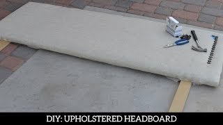 DIY How to Upholster a Headboard [upl. by Follmer]