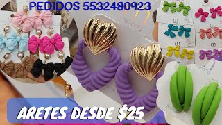 Gran surtido de Aretes desde 25 [upl. by Aleira693]