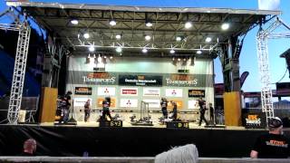 Stihl Timbersports Series Dirk Braun vs Robert Ebner an der Hot Saw 2772013 [upl. by Junie]