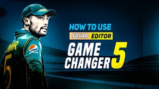 How To Use Squad Editor In Game Changer 5  Technical Gaming Studios [upl. by Berte]