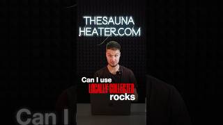 Can you use any rocks in your sauna heater 🤔 sauna SaunaHeater [upl. by Enitsirk212]