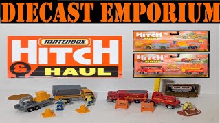 Matchbox 2024 Hitch amp Haul Construction Zone amp Fire Rescue Sets [upl. by Annaerb776]