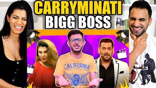 THE LAND OF BIGG BOSS  CARRYMINATI  REACTION [upl. by Bum]