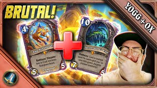 They UNDERESTIMATED my Excavate Yogg Warrior  FULL Run  Hearthstone Arena [upl. by Kendre]