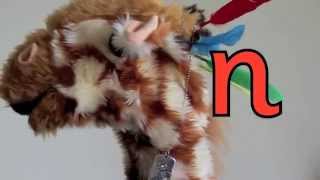 Geraldine the Giraffe learns n sound [upl. by Airda]