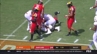 Tino Ellis Maryland CB vs Texas 2018 [upl. by Allwein]