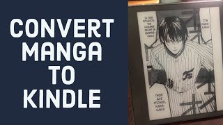 How to convert manga to Kindle  Kindle Comic Converter  KCC [upl. by Enohpesrep]