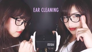 ASMR Twin Doctors Ear Cleaning wDental Pick No Talking [upl. by Queridas747]