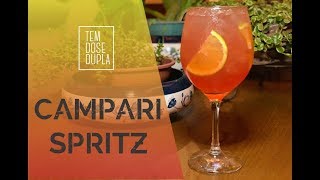 Campari Spritz  RECEITA INESQUECÍVEL [upl. by Lenoj]