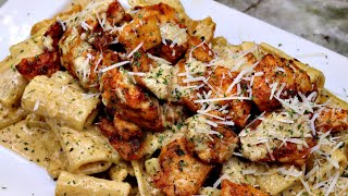 Creamy Pesto Chicken Pasta Recipe  30 Minute Meal [upl. by Annovoj]