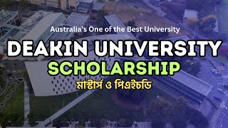 Deakin University Scholarships Australia  Student Opportunities BD [upl. by Syl650]