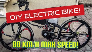 DIY Electric Bike 80kmh Using 3000W Planetary Brushless Motor [upl. by Weidman976]