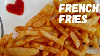 French fries  homemade crispy French fries recipe फ्रेंच फ्राइज़  foodie [upl. by Schuster]