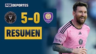 Goleada de Messi y Amigos 🤝  Inter Miami 50 Orlando City  MLS en FOX  2 de marzo [upl. by Philemol]