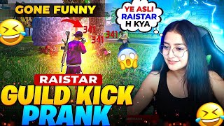 RAISTAR GUILD TEST PRANK GONE WRONG😮🔥  GARENA FREE FIRE MAX [upl. by Niki751]