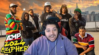 NoLifeSammy Reacts to AMP Freshman Cypher 2024 [upl. by Aiza]