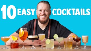 10 Cocktails Every Beginner Can Make [upl. by Sparrow112]