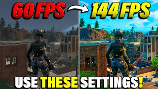 BEST PC Settings for Fortnite OG  Max FPS Perfect Graphics amp More [upl. by Alick]