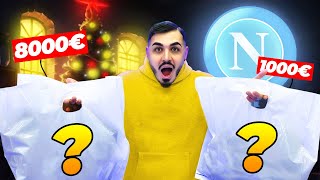 🤑 HO SPESO 1000€ in uno STORE del NAPOLI 💙 Shopping di NATALE🎄🎁 [upl. by Juno]