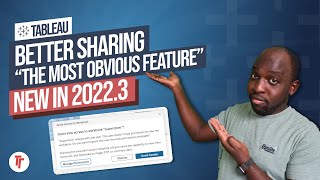 Improved sharing experience with permissions  New in Tableau 20223 [upl. by Mayworm]