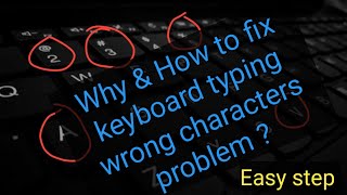 Easy way fix keyboard typing wrong characters windows [upl. by Harmonia]