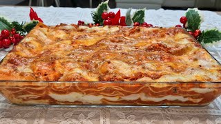 LASAGNE AL FORNO SPECIALI CREMOSE E BUONISSIME PER NATALE COSI DELIZIOSE NON LE HAI MAI MANGIATE [upl. by Riatsila]