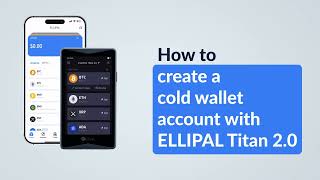 How to create a cold wallet account with ELLIPAL Titan 20 [upl. by Barina]