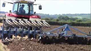 Massey Ferguson 7495 ploughing 2012wmv [upl. by Xerxes987]