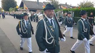 Schützenfest Grevenbroich Neu Elfgen 2023  Königsparade am 08102023 [upl. by Tra]