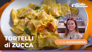 TORTELLI di ZUCCA la ricetta perfetta della Chef Alessandra Viola 🧡 [upl. by Meehar]