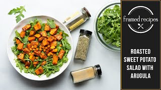 Roasted Sweet Potato Salad With Arugula [upl. by Beker]