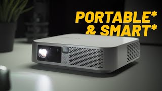 A portable and smart LED projector  ViewSonic M2e Review [upl. by Means]