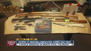 Guns drugs confiscated in Monte Vista bust [upl. by Paugh]